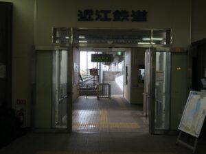近江鉄道本線 米原駅 駅舎入口と改札口
