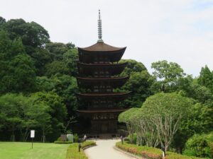 香山公園 瑠璃光寺 五重塔