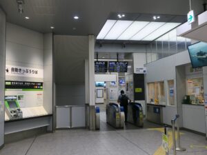 JR山陽新幹線 新山口駅 新幹線乗換改札口