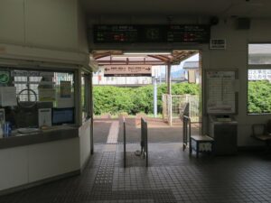 JR山口線 湯田温泉駅 改札口 ICOCA・Suica・PASMOなどの交通系ICカードは使えません