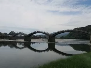 錦帯橋 川上から撮影