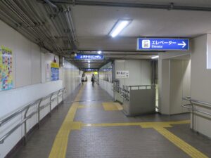 JR山陽本線 新下関駅 新幹線と在来線との連絡通路の終点