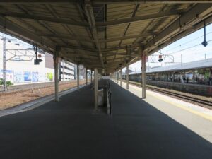 JR山陽本線 下関駅 3番線・4番線 到着ホームのため、ここからは列車に乗れません