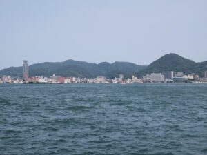 門司港レトロ 下関市立しものせき水族館 海響館から撮影