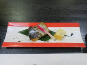 クインテッサホテル伊勢志摩 夕食 松阪牛すき焼き懐石 焼き物 鰆柚庵焼き