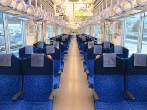 西武鉄道 40000系 S-TRAIN 車内 西武秩父駅にて撮影
