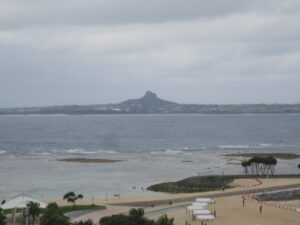国営沖縄記念公園 海洋博公園 伊江島 ロイヤルビューホテル美ら海から撮影