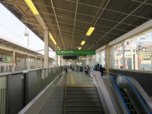 JR北陸新幹線 上田駅 1番線 主に高崎・大宮・東京方面に行く列車が発着します