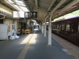 しなの鉄道線 戸倉駅 1番線 主に長野方面に行く列車が発着します