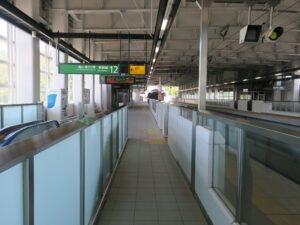 JR北陸新幹線 飯山駅 12番線 主に長野・高崎・上野・東京方面に行く列車が発着します