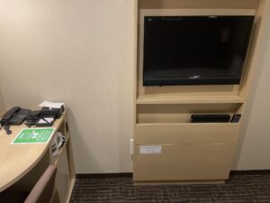 ホテル ヴィアイン新宿 シングルルーム 液晶テレビ