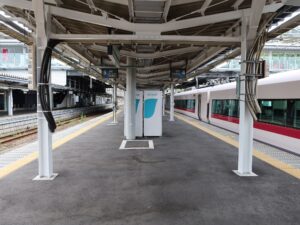 JR常磐線 いわき駅 3番線・4番線 主に常磐線で原ノ町・相馬・仙台方面に行く列車が発着します