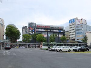JR中央東線 甲府駅 南口 バスターミナルとタクシー乗り場