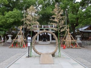 甲府 武田神社 夏越大袚式 茅の輪