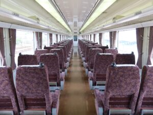 東武伊勢崎線 200系 特急りょうもう 車内 赤城駅で撮影