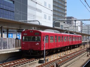 JR播但線 姫路駅 3番線・4番線 主に寺前・和田山方面に行く列車が発着します