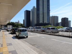 JR山陽新幹線 新神戸駅 自家用車の降車スペース