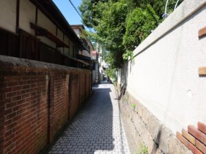 神戸北野 異人館街 石畳の小径