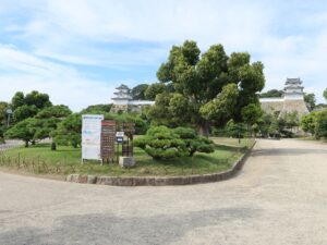兵庫県立明石公園 明石城跡 坤櫓と巽櫓