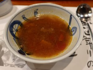ステーキランド神戸館 コンソメスープ