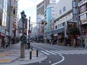 神戸 三宮 サンキタ通り トアロードから東方向を撮影