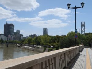 広島 平和記念公園 相生橋から撮影