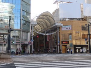 広島本通商店街 国道54号線側の入口