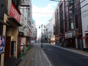 広島 薬研堀通り 居酒屋が中心の飲食店街になっています