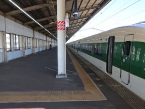 JR東北新幹線 宇都宮駅 1番線 主に仙台・盛岡・新青森方面に行く列車が発着します