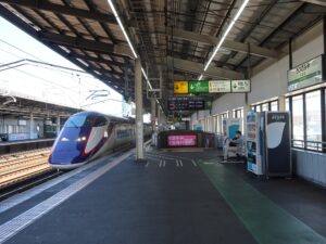 JR東北新幹線 宇都宮駅 4番線 主に大宮・上野・東京方面に行く列車が発着します