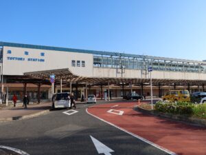 JR因美線 鳥取駅 南口 駅舎と駅前ロータリー