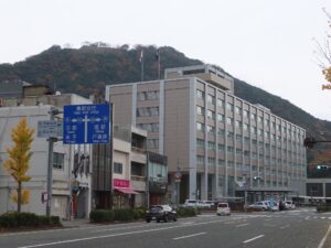 鳥取県庁交差点 本庁舎
