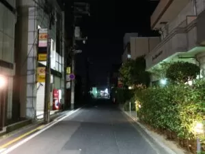 鳥取の歓楽街 末広温泉町 夜に撮影