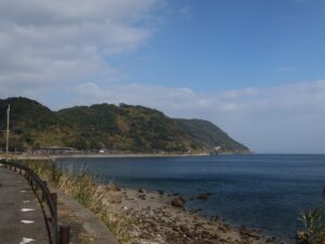 鹿児島 海岸線 琉球船の目印松付近から撮影