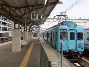 南海本線 和歌山市駅 7番線 主に和歌山港方面に行く列車が発着します