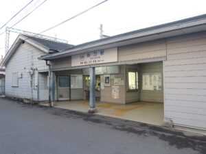 近鉄大阪線 弥刀駅 名張方面行き駅舎