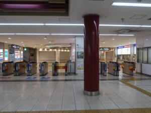 近鉄奈良線 大阪上本町駅 地下中央改札口