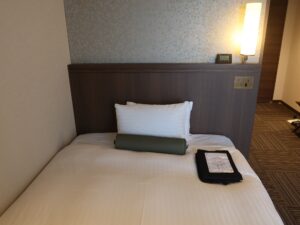 松江しんじ湖温泉 ホテル一畑 新本館 街側スーペリアシングル ベッド セミダブルサイズです