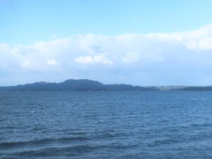JR山陰本線から見える宍道湖