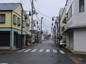 茨城県高萩市 こざくら通り 一応商店街と思われます