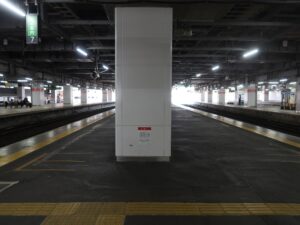 JR常磐線 仙台駅 5番線・6番線 主に東北本線で福島方面に行く列車と、常磐線で相馬・原ノ町方面に行く列車が発着します