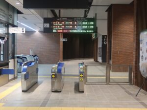 西九州新幹線 長崎駅 新幹線と在来線の乗り換え改札口