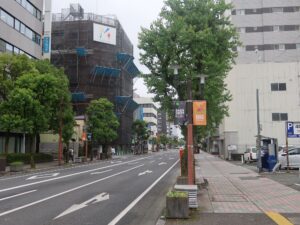 佐賀市のメインストリート 中央大通り 佐賀駅南口付近