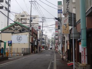 佐賀の繁華街 白山付近 ささやかながら歓楽街になっています