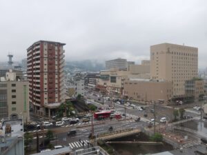 天然温泉 鶴港の湯 ドーミーイン PREMIUM 長崎駅前 客室からの景色