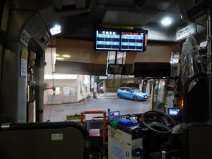 長崎県営バス 長崎空港行きリムジンバス 運転席