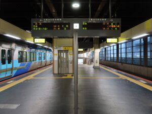 IRいしかわ鉄道線 金沢駅 主に富山・七尾・和倉温泉方面に行く列車が発着します