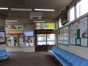 北陸鉄道石川線 野町駅 改札口 待合室 自動券売機