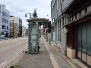 北鉄バス 野町バス停 北陸鉄道 野町駅から歩いて5分ぐらいのところにあります