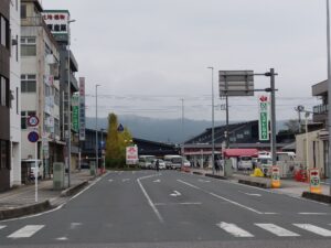 国道140号線 西武秩父線 西武秩父駅 駅前